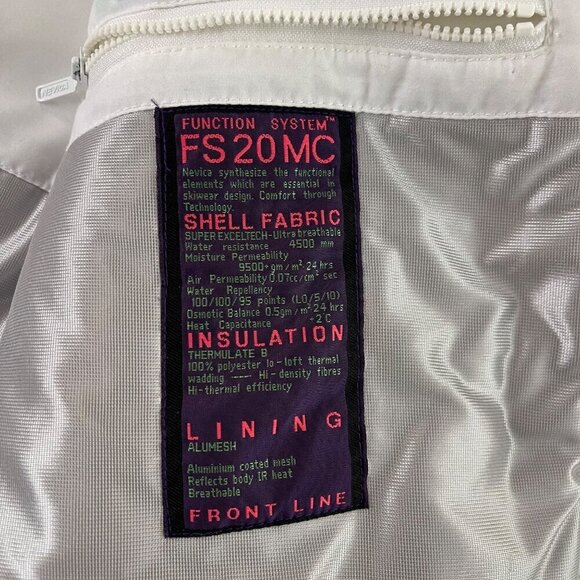 Vintage Nevica Womens Jacket Size 6 80s Outdoor Insulated Retro Ski Winter Snow - Picture 13 of 16